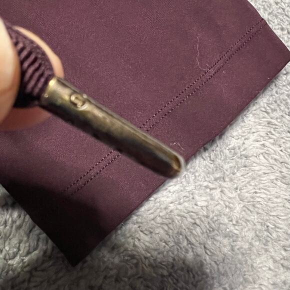 Lululemon Pants Womens 6 On The Fly Dress Maroon Performance Jogger - Picture 5 of 10